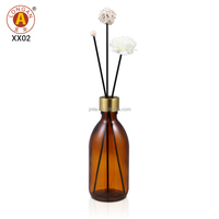 Bouteille diffuseur de parfum pour voiture en acier inoxydable noir personnalisée, flacon en verre avec pompe et couvercle pour diffuseur, fabriqué en Chine