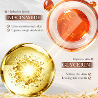SADOER Ampoule Exfoliante au Riz Noir en Gros, Sérum Visage et Corps Éclaircissant, Élimination des Peaux Mortes, Apaisant, Logo Personnalisé OEM