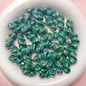 UV-Farbe Leuchtender Acryl faden Twisted Spiral <span class=keywords><strong>Beads</strong></span> - Product Image 4