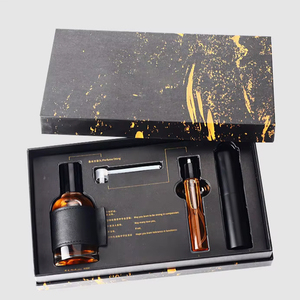 [Exclusif Personnalisé] Coffret Cadeau Naissance pour l'Industrie des Soins de Maternité / Coffret Cadeau de Naissance avec Boîte Coulissante / Boîte Cadeau Rigide à Tiroir avec Estampage Or - Product Image 1