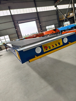 Convoyeur à bande télescopique à fonctionnement stable avec pieds de support hydrauliques, équipement de chargement de conteneurs de camions
