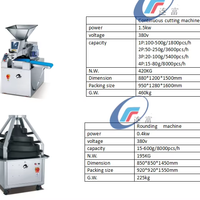 Lianfu automatique petit diviseur de pâte et Machine plus ronde Offre Spéciale coupe-farine pour boulangeries nouvelle condition Machine de fabrication de pain