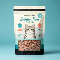 Pochette en plastique haute performance pour aliments pour animaux, fermeture robuste, anti-humidité, pour croquettes pour chats et chiens, emballage pour stockage longue durée