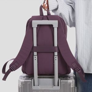 Unisex <b>Backpacks</b> Waterproof Bagpack Bags <b>Simple</b> Plain Color <b>Backpack</b> for Daily Sports Travel - Product Image 6