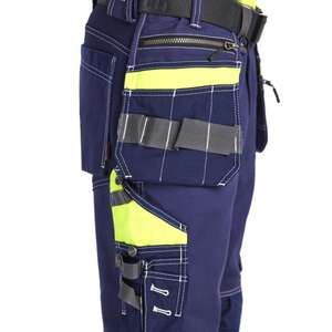 BLAKLADER - 179413708833C62 Pantalon haute visibilité avec stretch Bleu marine/jaune-EAN 7330509767153 HI-VIS WORKWEAR - Product Image 4