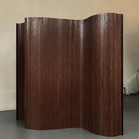 Paravent moderne en bambou léger, écran de séparation pliable, cloison autoportante en bois naturel pour salon