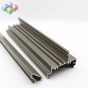 Profils en aluminium gris graphite pour fenêtres et portes, extrusion de profilés en aluminium pour <span class=keywords><strong>Maurice</strong></span> - Product Image 2