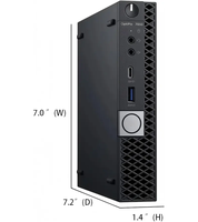 Mini-ordinateur de bureau Barebone Tiny Optiplex 7050 7e génération, propre, sans rayures, grade A, testé et fonctionnel