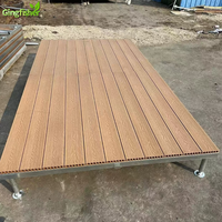 Plate-forme de pont portable à cadre en acier moderne similaire pour Trex Decking Click Decking modulaire étanche pour