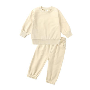 BOTTCOOLA coton Logo personnalisé adolescent garçon tissu long Jersey et pantalon ensemble sweat-shirt bébé survêtements survêtement correspondant enfants sweats à capuche - Product Image 3