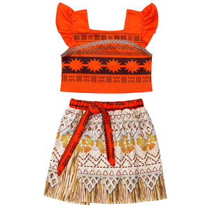 Costume da Principessa Moana per Bambine, Travestimento per Natale, <span class=keywords><strong>Halloween</strong></span> e Film d'Avventura DISP-001 - Product Image 4