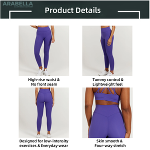Arabella 2024 Custom Logo Women Fitness <strong>Gym</strong> Outfits Plaid Pilates <strong>Bum</strong> <strong>Lifting</strong> Push-Up High Waist Moisture Wicking <strong>Leggings</strong> - Product Image 2
