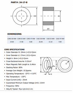 Bande de ruban nanocristallin Mini Nano Core, idéale pour les conceptions électriques à haute densité, favorisant une gestion efficace de l'énergie - Product Image 6
