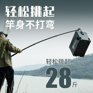 Ensemble de filets de pêche télescopiques en fibre de carbone haute résistance Qingte pour la capture de gros poissons - Product Image 2