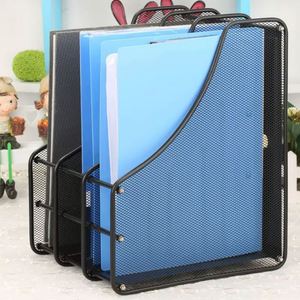 Promotional Price Office Desktop 3-Layer <b>Metal</b> Magazine Rack Used for Document Storage and <b>File</b> Sorting <b>File</b> Trays - Product Image 5