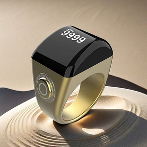 Smart <b>Ring</b> Counter Islamic Finger <b>Rings</b> <b>Arabic</b> Prayer Qibla Dhikr Azan Alarm Clock Zikr Tasbih <b>Ring</b> - Product Image 1