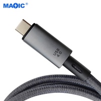 Câbles Accessoires couramment utilisés 240w 40gbps 8k 60hz USB C vers USB C câble de date de charge rapide câble thunderbolt 4