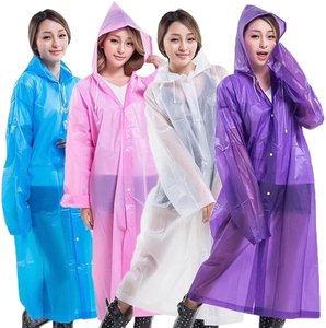 Reusable EVA <b>Rain</b> Coats Waterproof <b>Rain</b> <b>Poncho</b> Unisex Men Women Long <b>Rain</b> Cape - Product Image 6
