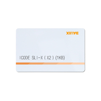 Carte intelligente vierge 13,56 MHz NFC ISO 15693 1024 bits I CODE SLIX ICODE SLI puce RFID PVC Cartes RFID personnalisées pour l'accès aux hôtels