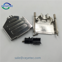 Port parallèle Rs485 Db25 couvercle en alliage de Zinc d-sub vis longue fiche 5w5 couvercle métallique