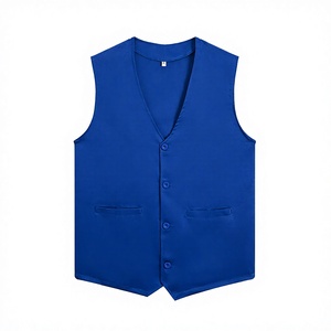 PRIMEAGE INDUSTRIES Delantal de cintura unisex duradero 100% poliéster para personal de servicio en restaurantes y bares con bolsillos estratégicos y agujero para la aguja - Product Image 3
