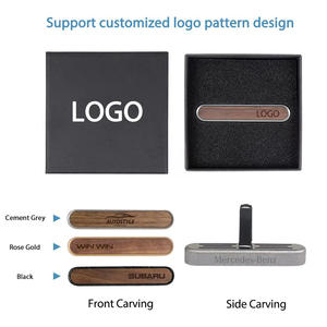 Désodorisant pour voiture aromathérapie avec logo personnalisé Diffuseur de voiture en métal en acier inoxydable Clip pour évent Médaillon Porte-parfum rafraîchissant - Product Image 1