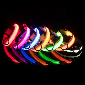Adjustable LED Flash Pet Dog Training Collar, Dogs Luminous Fluorescent Collars Pet Supplies - Product Image 4