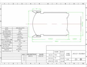Hochwertiges Kamera objektiv HD 1080p Überwachungs sicherheits kamerasystem Mini Hidden Camera Lens 4k - Product Image 6