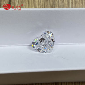 Grosir potongan lemak hati batu zirkon sintetis 5*6mm-9*11mm kualitas tinggi warna putih G warna putih 5A + 4K zirkonia es hancur - Product Image 3