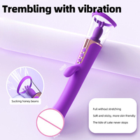 Klitoris-Saugvibrator mit 9 Vibrations- und 9 Saugmodi USB-Aufladbar IPX7 Wasserdicht für Klitorale und G-Punkt-Stimulation
