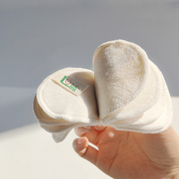 Biogreen 12 pièces, serviettes hygiéniques réutilisables en coton de chanvre biologique, antibactériennes, certifiées GOTS, absorbantes, respirantes, échantillon gratuit, 2-3 couches