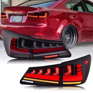 새 상품 알린트릭스 레드 12V 테일램프 IS250 IS350 ISF GSE20 2005-2013 자동차 램프 어셈블리 리어 튜닝 시퀀셜 라이트 - Product Image 2