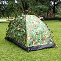 Tente de camping automatique à dôme portable pour 1 à 2 personnes, imperméable, ultralégère, quatre saisons, une chambre, personnalisée pour l'extérieur