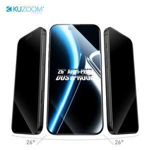 KUZOOM Mejor Precio 10 en un Paquete 26 °   Protector de Pantalla de Vidrio Templado Anti-rayas y Anti-huellas Dactilares - Product Image 2