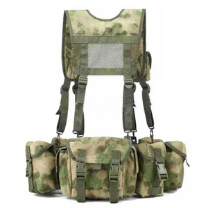 טען טקטי Carrier Vest עומס נושאות ציוד מרופד קרב חגורת חזה <span class=keywords><strong>Rig</strong></span> Combat חגורה עם שקיות - Product Image 1