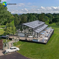 Tente Atrium en Alliage d'Aluminium Personnalisée pour Activités Extérieures, Expositions de VR, Stockage, Banquets et Mariages