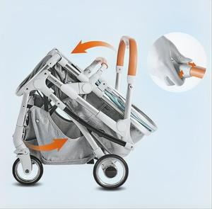 Vente en gros de poussettes pour bébés à 4 roues, poussettes pour poupées réglables, poussettes personnalisées pour bébés - Product Image 2