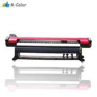 Cabezal de impresión Xp600 de alta resolución, soporte de pancarta de 4 colores, impresora de transferencia de calor de 10 pies para diseño gráfico