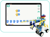 Robot jouet de haute technologie, kit de robotique programmable électronique à assembler soi-même, blocs de construction éducatifs, ensemble de briques