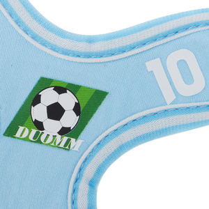Harness rompi anjing berbahan mesh bernapas dengan motif sepak bola Piala Dunia 2026, cocok untuk anjing kecil, set harness dan tali kekang hewan peliharaan - Product Image 4
