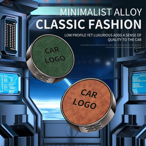 Grosir kustomisasi Dekorasi mewah logam campuran dapat disesuaikan penyebar wangi klip ventilasi isi ulang parfum penyegar udara mobil - Product Image 2