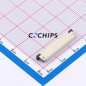 FPC-1.0AX-20PWCR-H25 FFC/FPC Connector SMD,P=1mm,Horizontal Mount Connector Drawer Type Bottom Contact 20P 1mm - Product Image 2