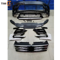 Kit carrosserie d'usine adapté au Tiguan 2018-2021, rénovation style R, calandre de pare-chocs avant, compatible avec Tiguan 2018+, kit carrosserie