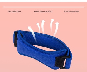 HX058 Sangle de genou réglable avec coussinet fin et sangle large pour le tendon rotulien - Product Image 3