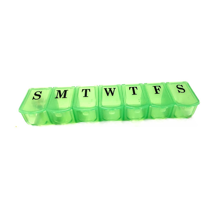 Magnetic Daily Travel 7 Day Medication Pill Box Case