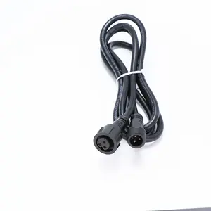 Kabel Ekstensi 1M 3M 5M Ip68 3 Core 18AWG Tahan Air Power X Connector Ray Wu Kabel Konektor Ekstensi