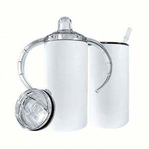 Biberon pour bébé sans BPA de 12 oz, tasse à bec verseur sans soudure pour enfants, avec 2 couvercles - Product Image 1