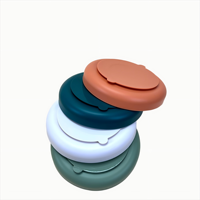 Tapis de léchage pour chien Eco-Life en silicone de qualité alimentaire, bol de distribution lente pliable, étanche, écologique, forme arrondie, portable pour animaux de compagnie