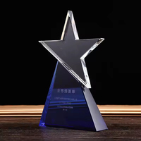 Nouveau Trophée Personnalisé en Cristal pour Cérémonies d'Affaires et de Mariage, Plaque en Cristal Transparent Trapézoïdale Gravée au Sablage