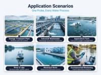 Sensor de Oxígeno Disuelto en Línea HY-504A, 0-20mg/L ±1%, RS485 MODBUS G3/4 IP68, Analizador de OD para Aguas Residuales de Titanio, OEM